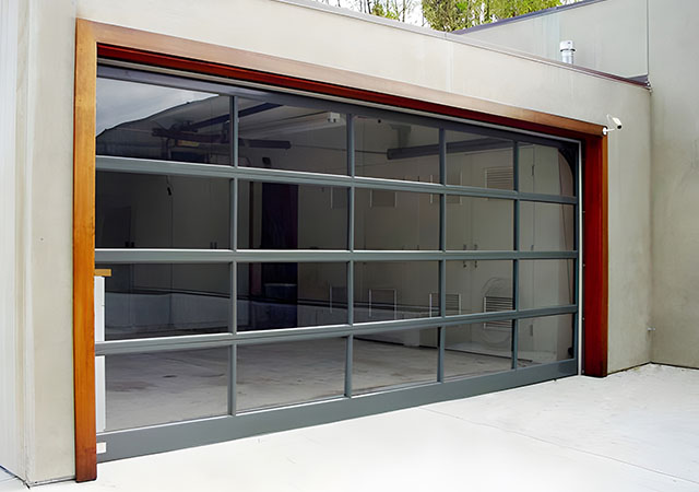 透视玻璃车库门